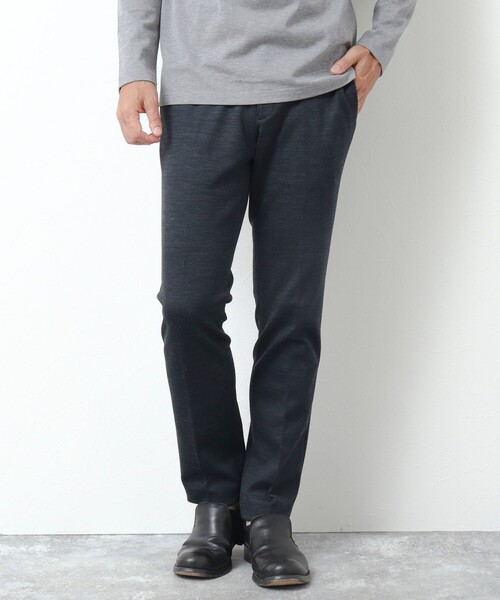 Stutostein Nolley's(シュテットシュタインノーリーズ)の「《セットアップ対応》MODERNFIT PT チドリジャガード / ハイテンションコール パンツ(その他パンツ・メンズ・グレー/ネイビー/ブラック/ダークネイビー・XL/L/M/S)」の8枚目の写真