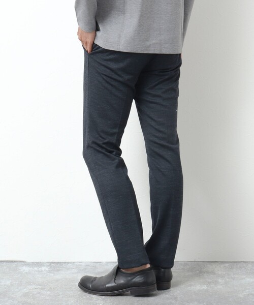 Stutostein Nolley's(シュテットシュタインノーリーズ)の「《セットアップ対応》MODERNFIT PT チドリジャガード / ハイテンションコール パンツ(その他パンツ・メンズ・グレー/ネイビー/ブラック/ダークネイビー・XL/L/M/S)」の9枚目の写真