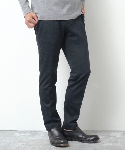 Stutostein Nolley's(シュテットシュタインノーリーズ)の「《セットアップ対応》MODERNFIT PT チドリジャガード / ハイテンションコール パンツ(その他パンツ・メンズ・グレー/ネイビー/ブラック/ダークネイビー・XL/L/M/S)」の12枚目の写真