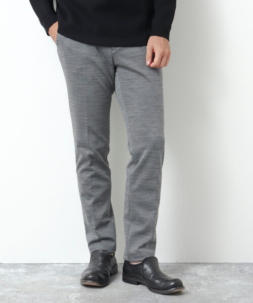 Stutostein Nolley's(シュテットシュタインノーリーズ)の「《セットアップ対応》MODERNFIT PT チドリジャガード / ハイテンションコール パンツ(その他パンツ・メンズ・グレー/ネイビー/ブラック/ダークネイビー・XL/L/M/S)」の17枚目の写真