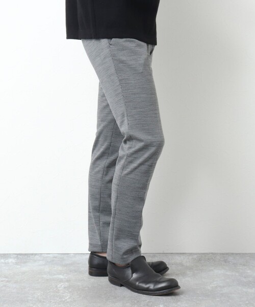 Stutostein Nolley's(シュテットシュタインノーリーズ)の「《セットアップ対応》MODERNFIT PT チドリジャガード / ハイテンションコール パンツ(その他パンツ・メンズ・グレー/ネイビー/ブラック/ダークネイビー・XL/L/M/S)」の20枚目の写真