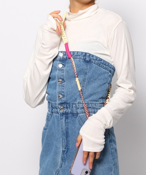 FOREVER 21(フォーエバー トゥエンティーワン)の「ミックスコードモバイルストラップ(スマホグッズ・レディース・イエロー/ピンク/ブルー/ブラウン/パープル/グリーン/オレンジ/グレー/ブラック/ピンク系その他/ネイビー/オフホワイト/レッド・FREE)」の11枚目の写真