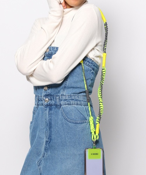 FOREVER 21(フォーエバー トゥエンティーワン)の「ミックスコードモバイルストラップ(スマホグッズ・レディース・イエロー/ピンク/ブルー/ブラウン/パープル/グリーン/オレンジ/グレー/ブラック/ピンク系その他/ネイビー/オフホワイト/レッド・FREE)」の10枚目の写真