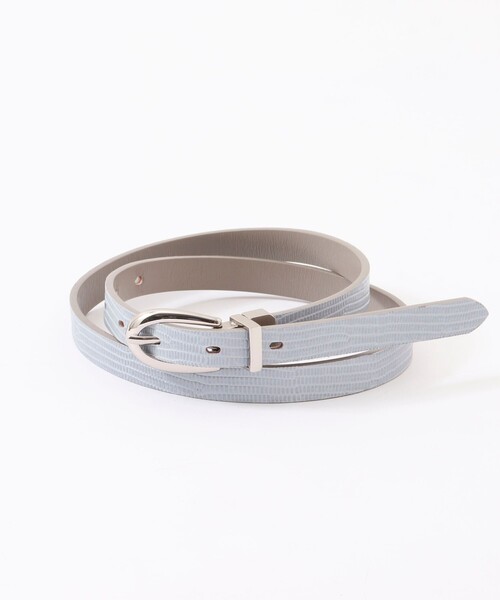 NOLLEY’S Sophi(ノーリーズソフィ)の「リバーシブルベルト(ベルト・レディース・ブラック/ベージュ/オフホワイト/ライトグレー・FREE)」の3枚目の写真