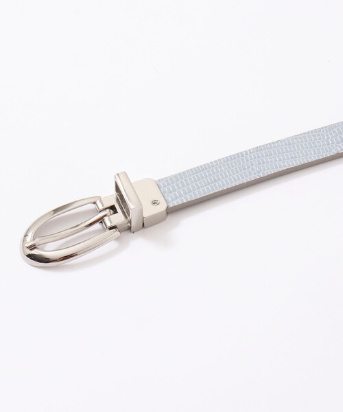 NOLLEY’S Sophi(ノーリーズソフィ)の「リバーシブルベルト(ベルト・レディース・ブラック/ベージュ/オフホワイト/ライトグレー・FREE)」の6枚目の写真