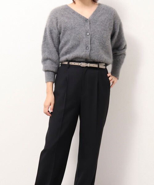 NOLLEY’S Sophi(ノーリーズソフィ)の「リバーシブルベルト(ベルト・レディース・ブラック/ベージュ/オフホワイト/ライトグレー・FREE)」の10枚目の写真