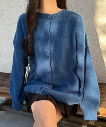 【低身長サイズあり】前後2wayモヘアライクカーディガン