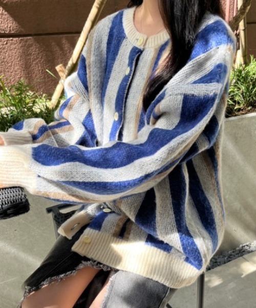 nemne store（ネンネストア）の「【低身長サイズあり】前後2wayモヘアライクカーディガン（カーディガン/ボレロ・レディース・アイボリー系1/ピンク/グレー/ブルー/アイボリー系2/アイボリー系3・SMALL/MEDIUM）」の17枚目の写真