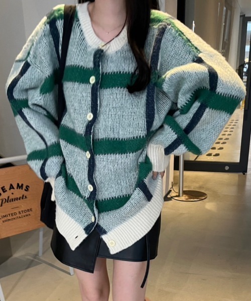 nemne store（ネンネストア）の「【低身長サイズあり】前後2wayモヘアライクカーディガン（カーディガン/ボレロ・レディース・アイボリー系1/ピンク/グレー/ブルー/アイボリー系2/アイボリー系3・SMALL/MEDIUM）」の14枚目の写真