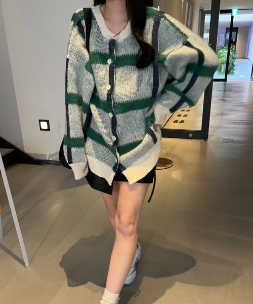 nemne store（ネンネストア）の「【低身長サイズあり】前後2wayモヘアライクカーディガン（カーディガン/ボレロ・レディース・アイボリー系1/ピンク/グレー/ブルー/アイボリー系2/アイボリー系3・SMALL/MEDIUM）」の21枚目の写真