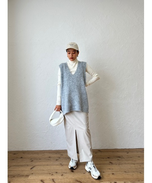 ニットベスト　トランク88 TRUNC 88（トランクエイティーエイト）の「Fluffy Soft Knit