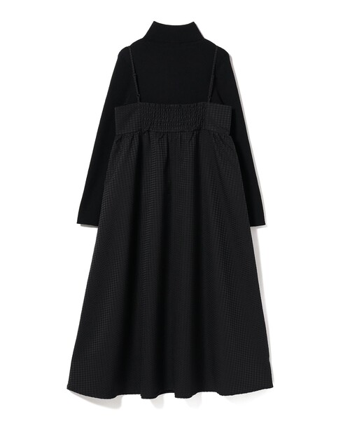 B:MING by BEAMS（ビーミングバイビームス）の「B:MING by BEAMS / ジャカード ニット キャミワンピ―ス（ワンピース・レディース・ブラック/ブラウン系その他3・MEDIUM/SMALL）」の6枚目の写真