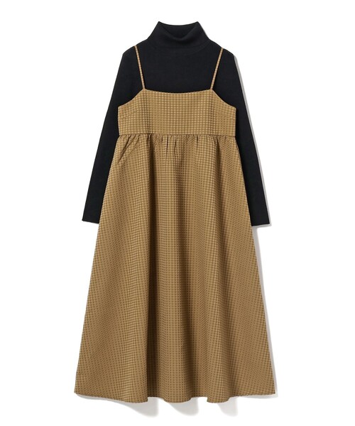 B:MING by BEAMS（ビーミングバイビームス）の「B:MING by BEAMS / ジャカード ニット キャミワンピ―ス（ワンピース・レディース・ブラック/ブラウン系その他3・MEDIUM/SMALL）」の13枚目の写真