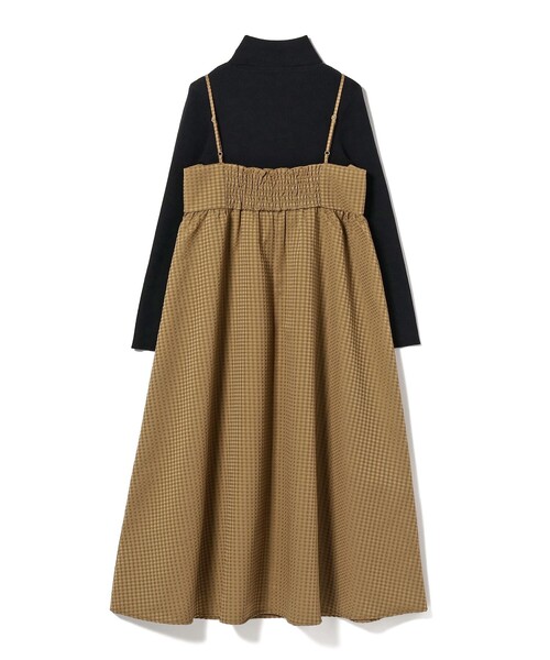 B:MING by BEAMS（ビーミングバイビームス）の「B:MING by BEAMS / ジャカード ニット キャミワンピ―ス（ワンピース・レディース・ブラック/ブラウン系その他3・MEDIUM/SMALL）」の14枚目の写真