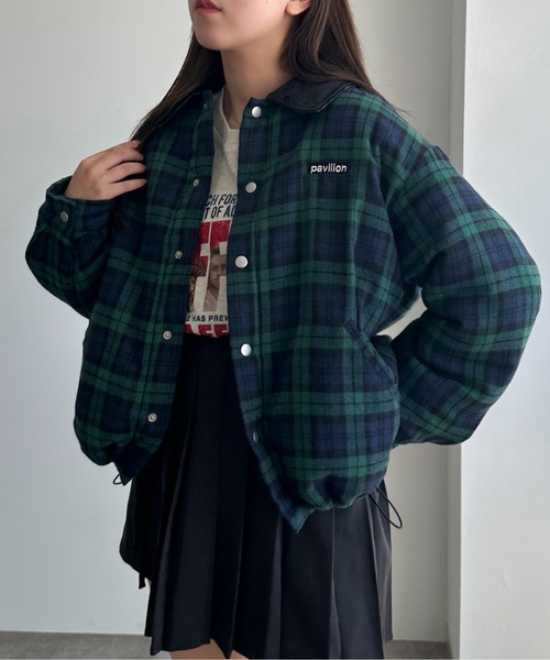 apres jour mignon(アプレジュールミニョン)の「アソート中綿ハンティング【ZOZOTOWN限定アイテム】(ブルゾン・レディース・ブラック/グレー系その他/グリーン系その他・X-LARGE/フリー)」の3枚目の写真