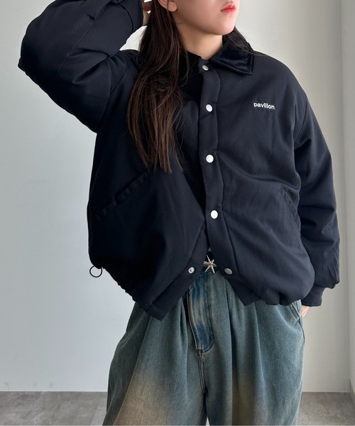 apres jour mignon(アプレジュールミニョン)の「アソート中綿ハンティング【ZOZOTOWN限定アイテム】(ブルゾン・レディース・ブラック/グレー系その他/グリーン系その他・X-LARGE/フリー)」の5枚目の写真