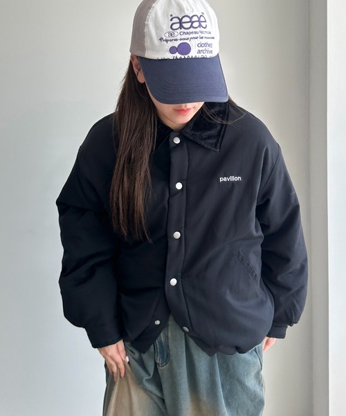 apres jour mignon(アプレジュールミニョン)の「アソート中綿ハンティング【ZOZOTOWN限定アイテム】(ブルゾン・レディース・ブラック/グレー系その他/グリーン系その他・X-LARGE/フリー)」の6枚目の写真