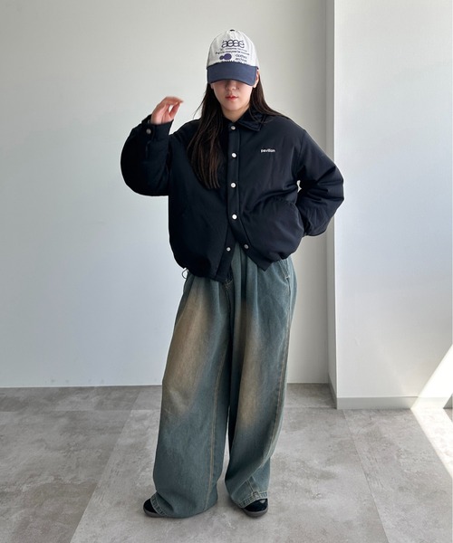 apres jour mignon(アプレジュールミニョン)の「アソート中綿ハンティング【ZOZOTOWN限定アイテム】(ブルゾン・レディース・ブラック/グレー系その他/グリーン系その他・X-LARGE/フリー)」の7枚目の写真