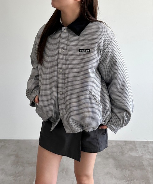 apres jour mignon(アプレジュールミニョン)の「アソート中綿ハンティング【ZOZOTOWN限定アイテム】(ブルゾン・レディース・ブラック/グレー系その他/グリーン系その他・X-LARGE/フリー)」の12枚目の写真