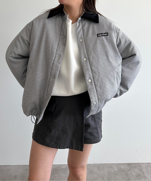 apres jour mignon(アプレジュールミニョン)の「アソート中綿ハンティング【ZOZOTOWN限定アイテム】(ブルゾン・レディース・ブラック/グレー系その他/グリーン系その他・X-LARGE/フリー)」の16枚目の写真
