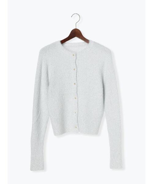 Te chichi（テチチ）の「ラメフェザーニットカーディガン（カーディガン/ボレロ・レディース・チャコールグレー/シルバー/ブルー・F）」の14枚目の写真