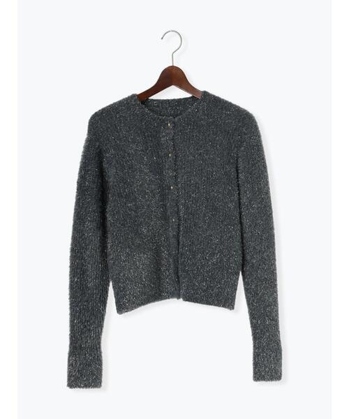 Te chichi（テチチ）の「ラメフェザーニットカーディガン（カーディガン/ボレロ・レディース・チャコールグレー/シルバー/ブルー・F）」の15枚目の写真