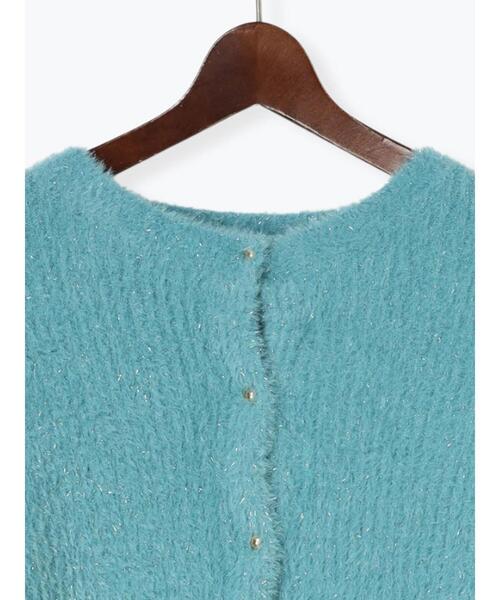 Te chichi（テチチ）の「ラメフェザーニットカーディガン（カーディガン/ボレロ・レディース・チャコールグレー/シルバー/ブルー・F）」の18枚目の写真