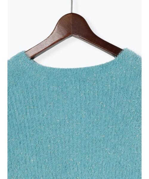 Te chichi（テチチ）の「ラメフェザーニットカーディガン（カーディガン/ボレロ・レディース・チャコールグレー/シルバー/ブルー・F）」の21枚目の写真