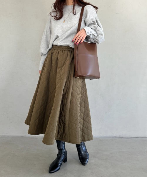 MYMOOD.（マイムード）の「pocket square tote bag／外ポケットスクエアPUトートバッグ（トートバッグ・レディース・ブラック/ブラウン/ダークブラウン/グレイッシュベージュ/アイボリー・FREE）」の6枚目の写真