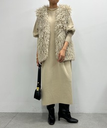 LOUNGEDRESS（ラウンジドレス）の「ZIPジョーゼットワンピース  