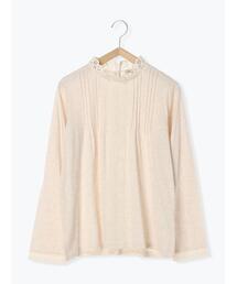 Samansa Mos2 | スタンドレースカットソー(Tシャツ/カットソー)