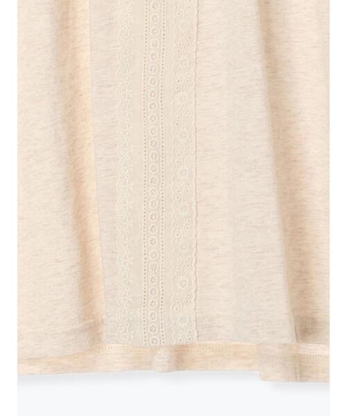 Samansa Mos2（サマンサ モスモス）の「スタンドレースカットソー（Tシャツ/カットソー・レディース・ベージュ/ブラック/オフホワイト・F）」の11枚目の写真