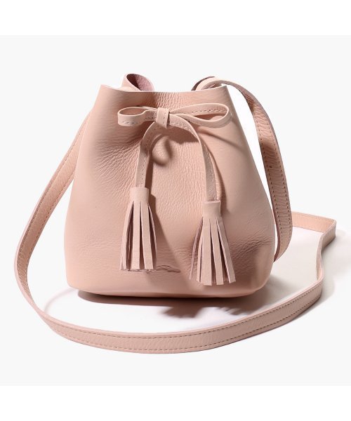 Noble（ノーブル）の「SHAFFER ドロストリングバッグ◆（ショルダーバッグ・レディース・ライトブラウン/ブルー/ブラック/ピンク・FREE）」の22枚目の写真