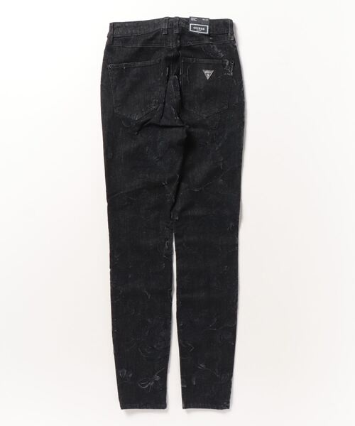 Guess(ゲス)の「1981 Metallic Floral Skinny Jeans(デニムパンツ・レディース・ブラック系その他・26inch/28inch/27inch/25inch)」の9枚目の写真