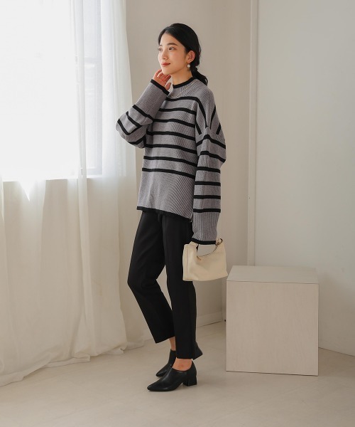 Bou Jeloud（ブージュルード）の「裏起毛スリムパンツ（その他パンツ・レディース・ライトグレー/キャメル/ブラック・36/38）」の19枚目の写真