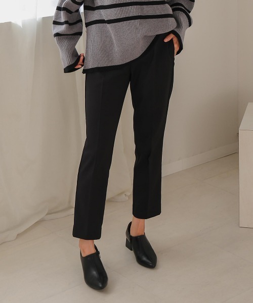 Bou Jeloud（ブージュルード）の「裏起毛スリムパンツ（その他パンツ・レディース・ライトグレー/キャメル/ブラック・36/38）」の21枚目の写真