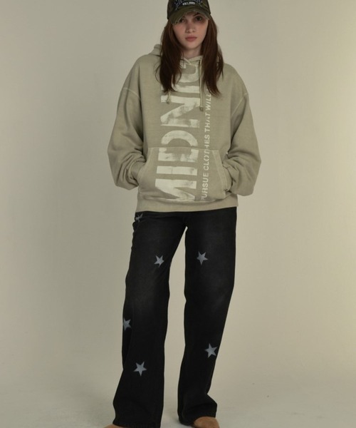 Midnight Move（ミッドナイトムーブ）の「Midnight Move／スターデニムパンツ　2987725（デニムパンツ・レディース・ブラック/ブルー・MEDIUM/SMALL）」の4枚目の写真