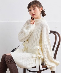 TITTY&CO. | 【TITTY&CO.】ニットリボンワンピース(ワンピース)