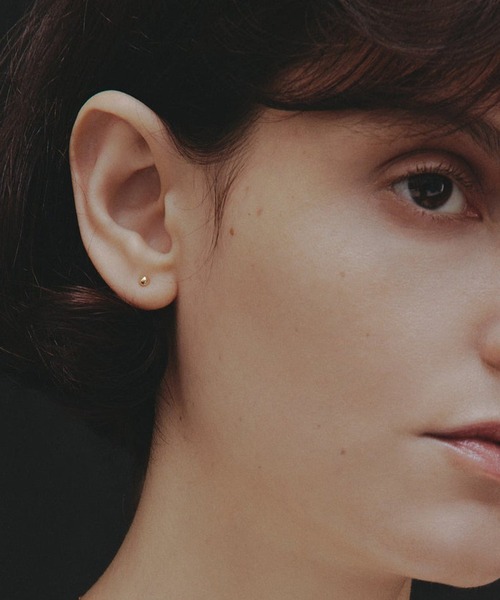 les bonbon(ルボンボン)の「【les bon bon】organic pierce M BOB428(ピアス(両耳用)・レディース・ゴールド・FREE)」の6枚目の写真
