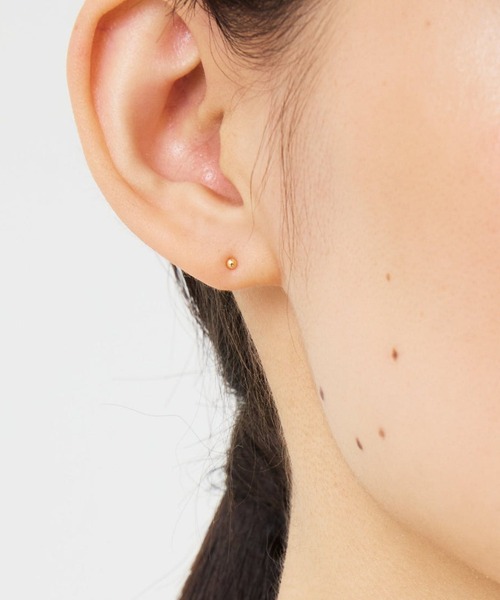 les bonbon(ルボンボン)の「【les bon bon】organic pierce M BOB428(ピアス(両耳用)・レディース・ゴールド・FREE)」の7枚目の写真