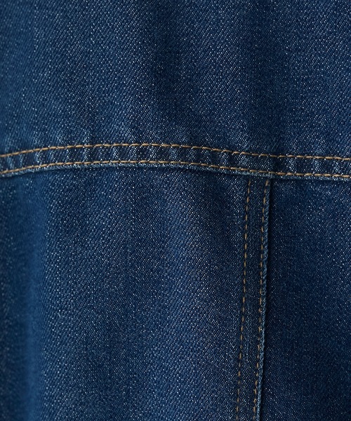 BONLECILL（ボンルシール）の「クロップドデニムボレロジャケット（デニムジャケット・レディース・ブルー/ブラック/ブルー系1/ネイビー・FREE）」の19枚目の写真