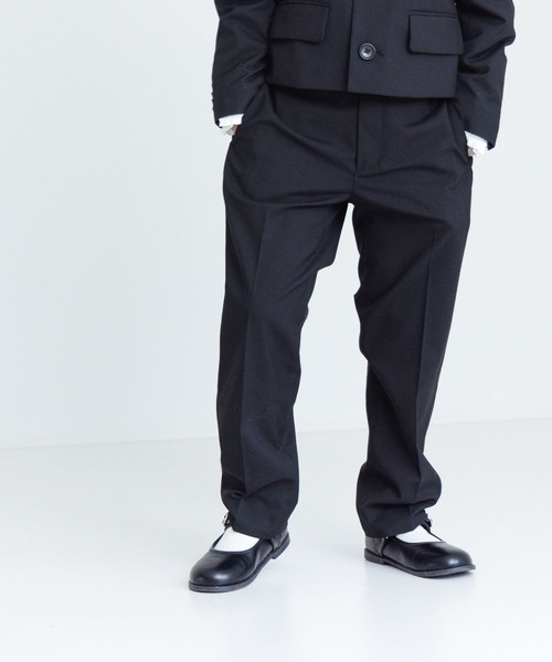 LOWRYS FARM(ローリーズファーム)の「TRセンタープレスパンツ 986293(スラックス・キッズ・ネイビー/ブラック/グレー・130cm/120cm)」の2枚目の写真