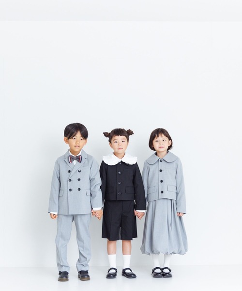 LOWRYS FARM(ローリーズファーム)の「TRセンタープレスパンツ 986293(スラックス・キッズ・ネイビー/ブラック/グレー・130cm/120cm)」の4枚目の写真