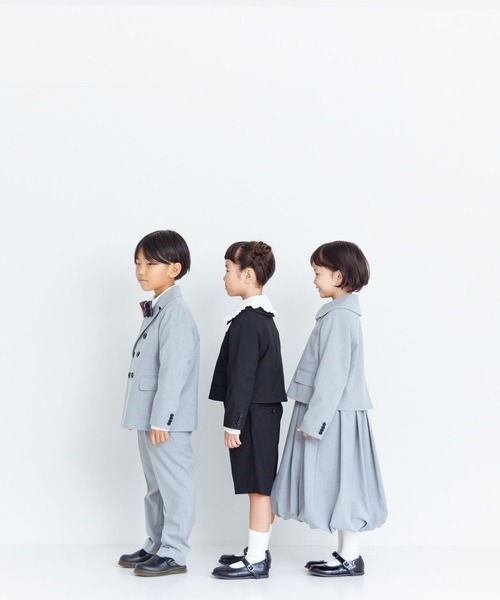 LOWRYS FARM(ローリーズファーム)の「TRセンタープレスパンツ 986293(スラックス・キッズ・ネイビー/ブラック/グレー・130cm/120cm)」の5枚目の写真