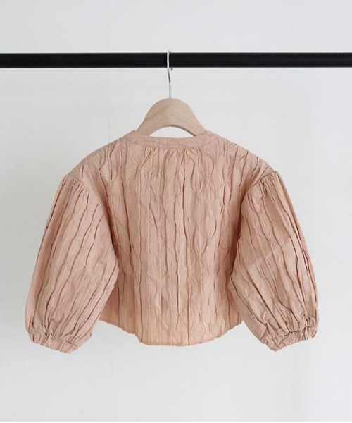 ooju（オージュ）の「【ooju】ウェービーブラウス（キッズ）（シャツ/ブラウス・キッズ・ピンク・4/3）」の3枚目の写真
