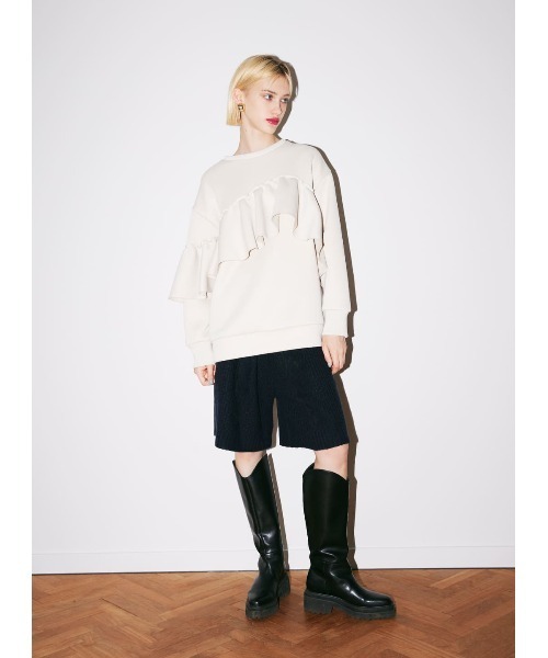 COEL（コエル）の「フリルスウェット（スウェット）」 - WEAR