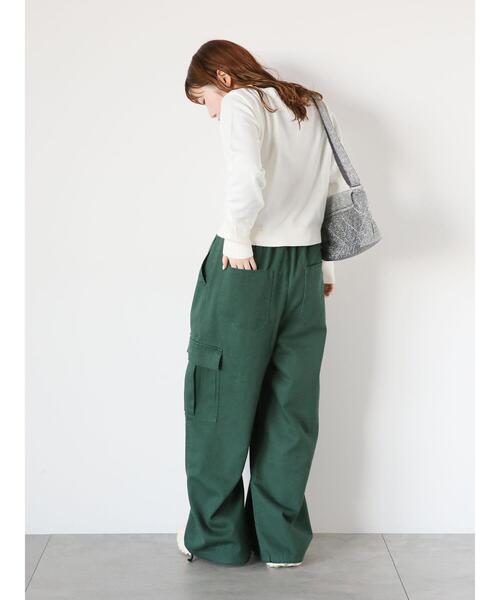 ehka sopo（エヘカソポ）の「◎リボン刺繍プルオーバー（ニット/セーター・レディース・ブラック/イエロー/グリーン/オフホワイト・F）」の22枚目の写真