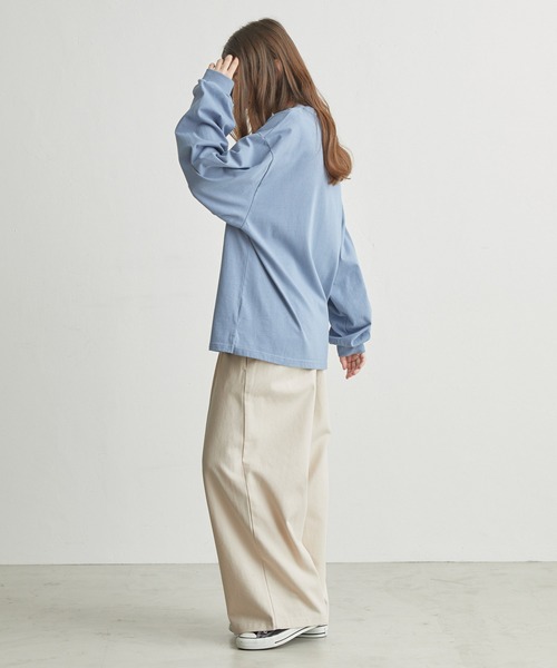 molk(モルク)の「【molk】ルーズタックストレートチノパンツ(チノパンツ・メンズ・アイボリー/ブラック/ベージュ/チャコールグレー・S/L/M)」の15枚目の写真