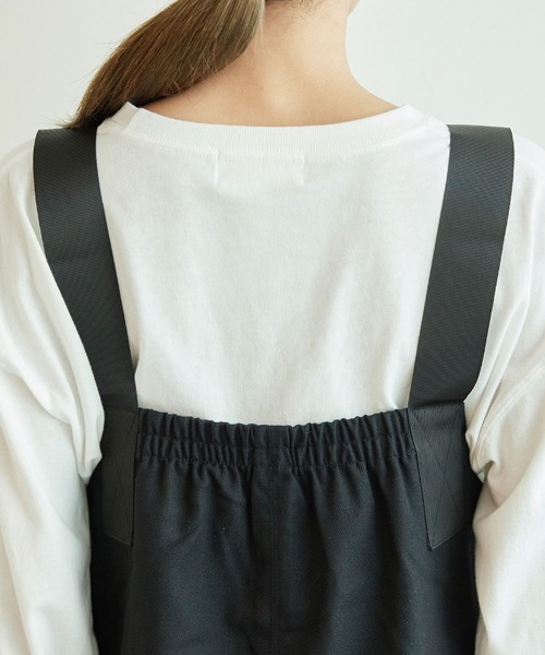 Dickies(ディッキーズ)の「【WEB限定】【Dickies/ディッキーズ】起毛ポリツイルジャンスカ(ジャンパースカート・レディース・ブラック/キャメル・38)」の10枚目の写真