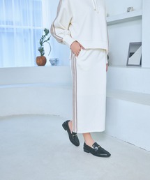 mysty woman | サイドラインナロースカート 104400(スカート)